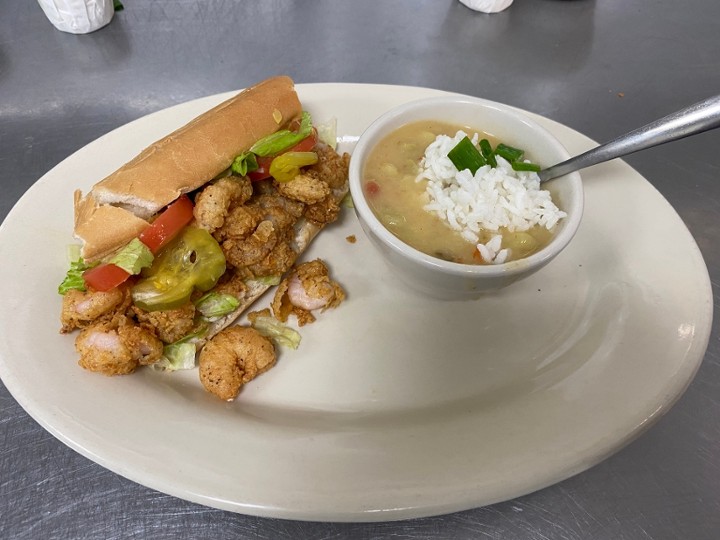 Poboy and Soup Combo