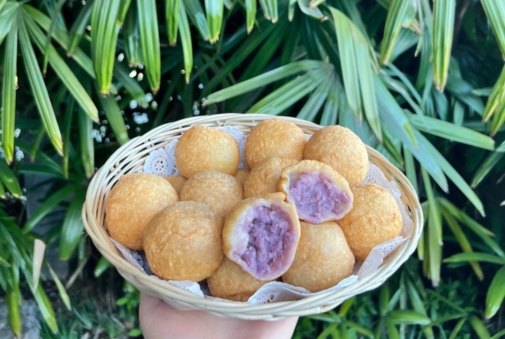 紫薯糖丸子(6pc) Ube Fried Mochi