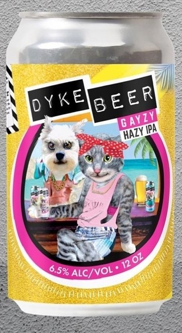 DYKE BEER GAYZY HAZY IPA 12OZ
