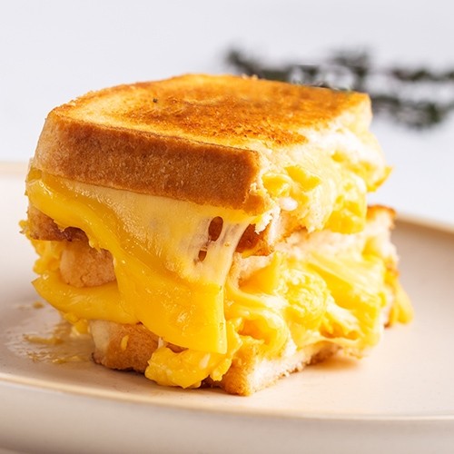 2 Eggs and Cheese Sandwich