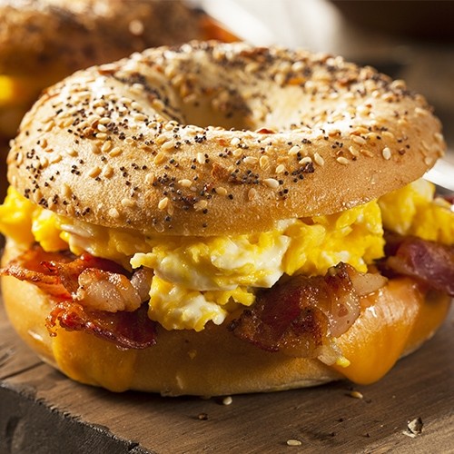 Bacon, 2 Eggs and Cheese Sandwich