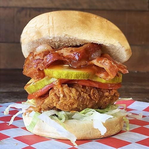 Honey BBQ-Bacon Chicken Sandwich