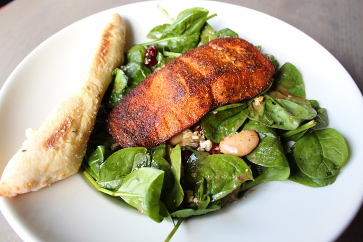 Black & Bleu Salmon Salad*