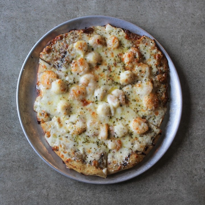 Grilled Seafood Pizza