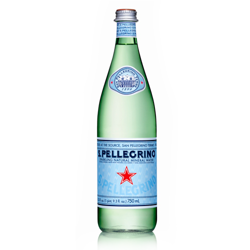 Pellegrino Sparkling Natural Mineral Water (750ml)
