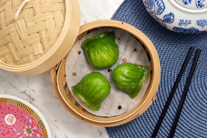 Vegan Ha Gow - Vegan Shrimp & Bamboo Crystal Dumpling (3 pieces)