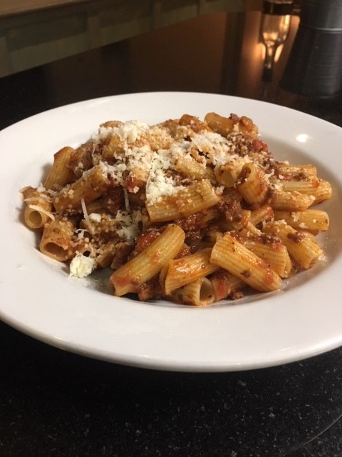 kids pasta beef ragu