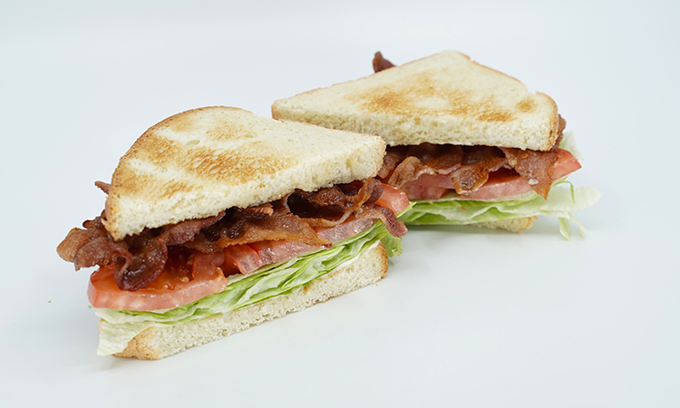 (BLT) Bacon Lettuce Tomato Sandwich