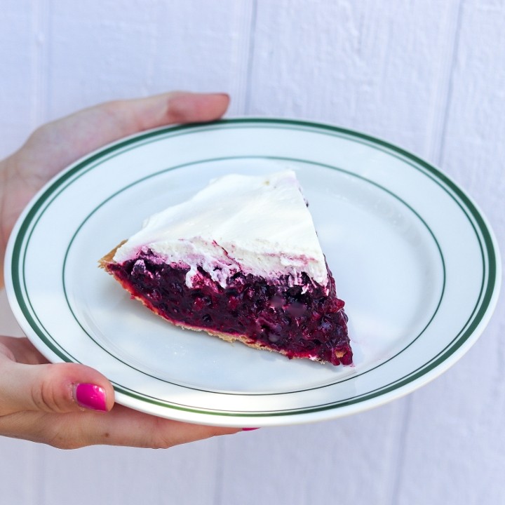 Boysenberry Cream Pie (Slice)