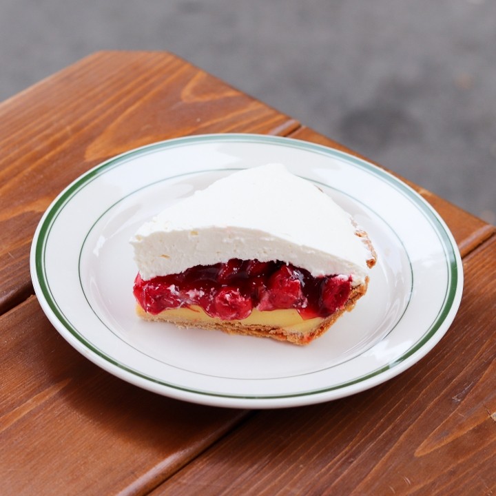 Cherry Cream Pie (Slice)