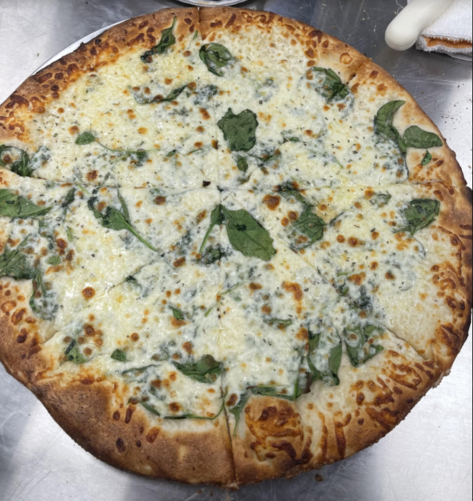 Large Spinach Pizza