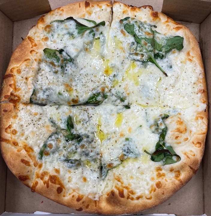 Personal Spinach Pizza