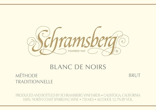Schramsberg Vineyards, Blanc de Noirs, Napa Valley, CA, 2019 - 750ml