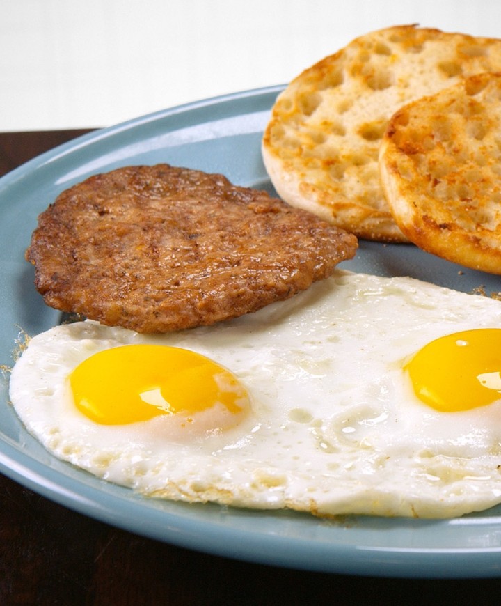 2 Egg Breakfast Plate