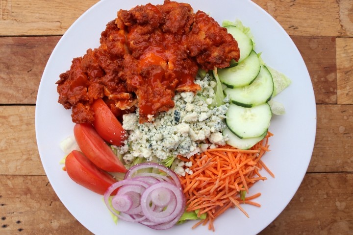 Buffalo Fried Chicken Salad