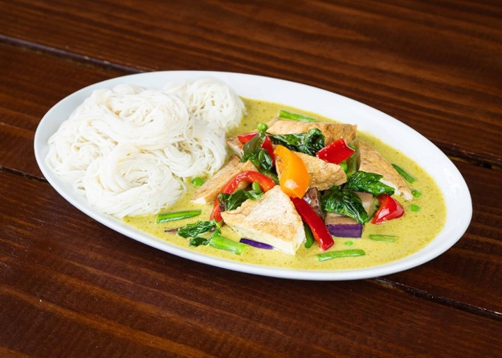 Green Curry Rice Noodles