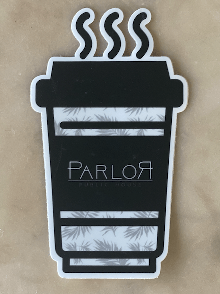 Parlor To-Go Cup Sticker