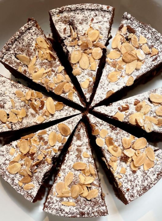 Chocolate Almond Torta Caprese