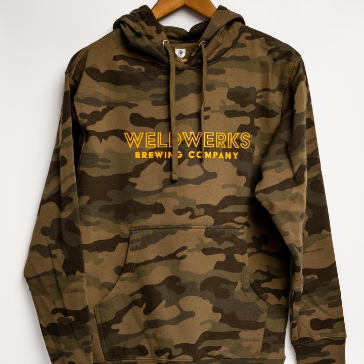 Pullover Hoodie - Compass, Camo