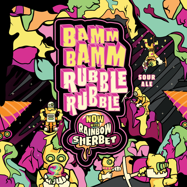 Bamm Bamm Rubble Rubble: NOW WITH RAINBOW SHERBET! (Cans)