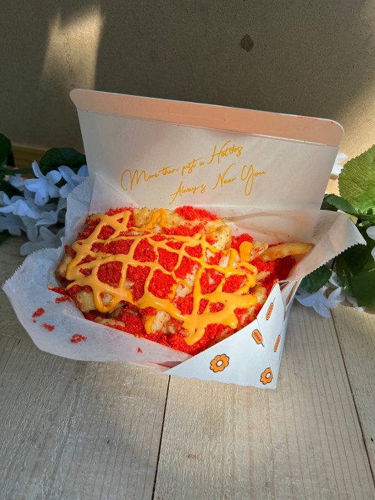 Hot Cheeto Crumbs Fries