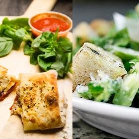 Mini Calzone & Salad