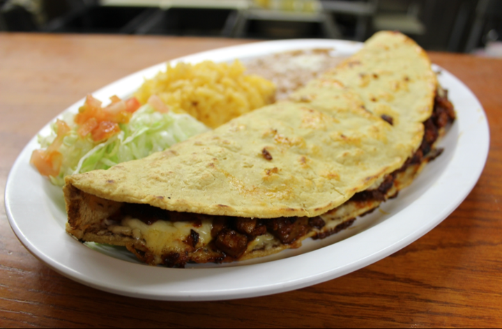 Giant Quesadilla Campechana