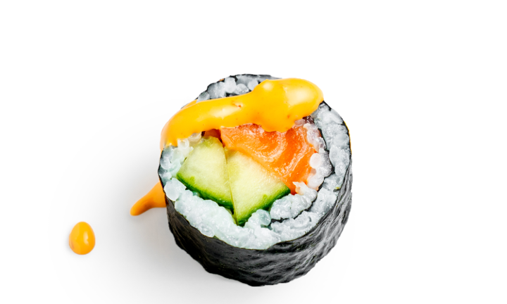 Spicy Salmon Cucumber Roll