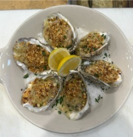 Garlic Mojo Baked Emerson Oysters