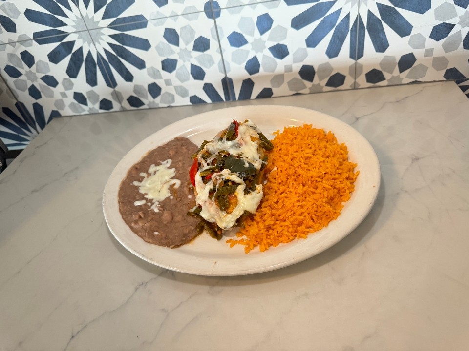 Chile relleno Plate