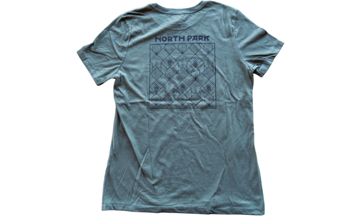 ARMY GREEN HOP PATTERN TSHIRT