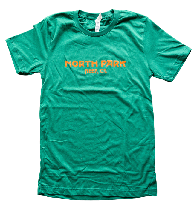 GREEN + ORANGE LOGO TSHIRT