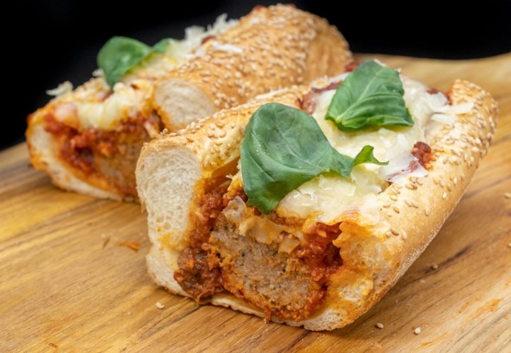 Meatball Parmesan Sandwich