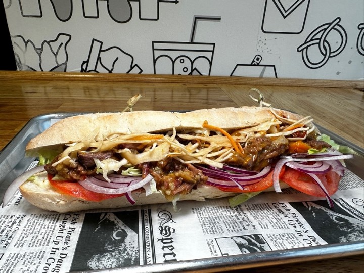 Braised OXtail Hoagie