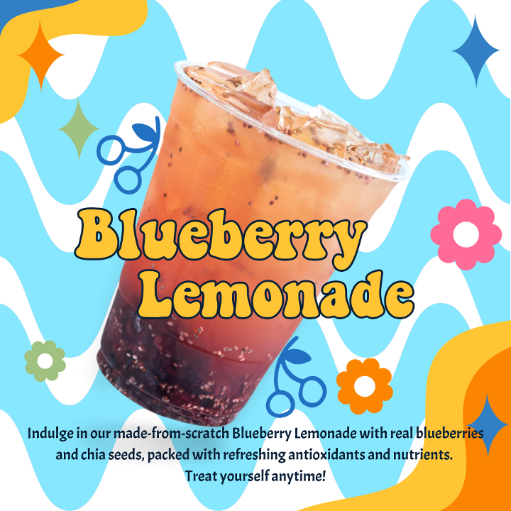 Blueberry Chia Lemonade