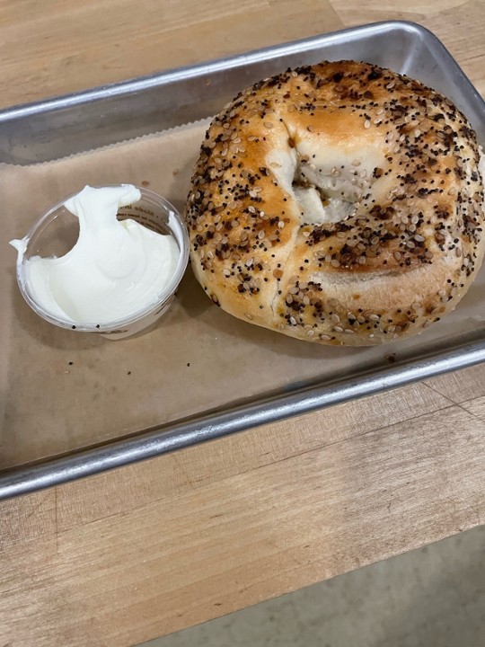 Everything Bagel and Cream Cheese
