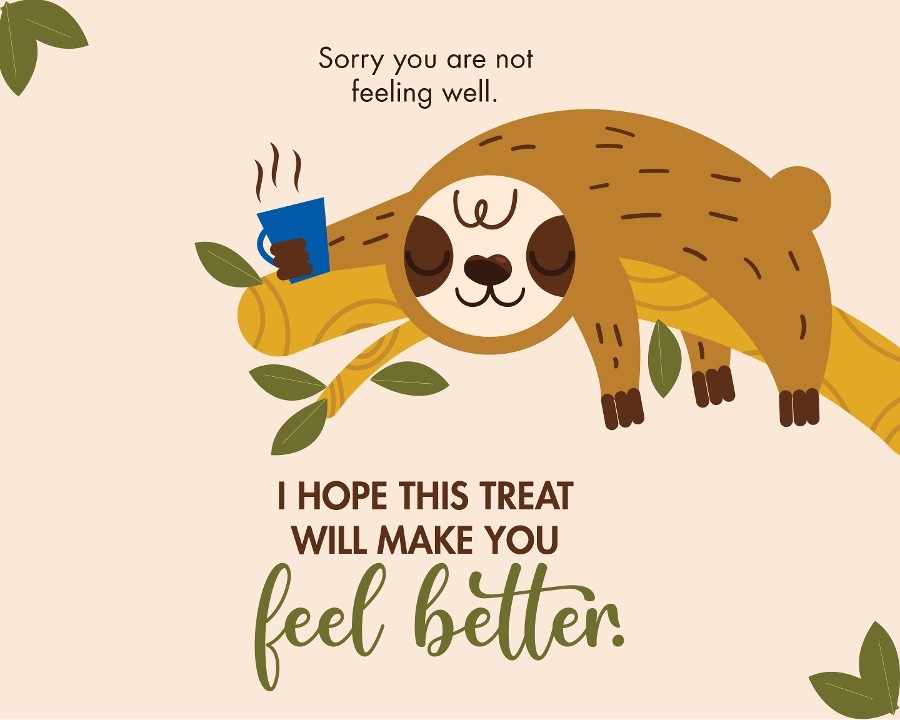Feel better-Lovely Card