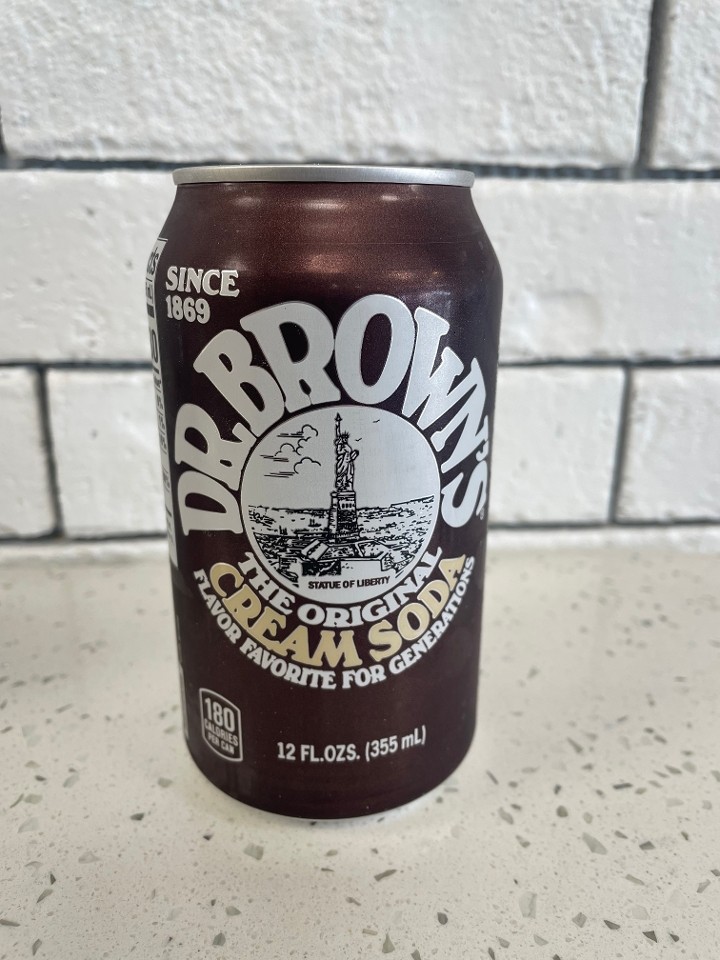 Dr Brown’s Cream Soda (can)