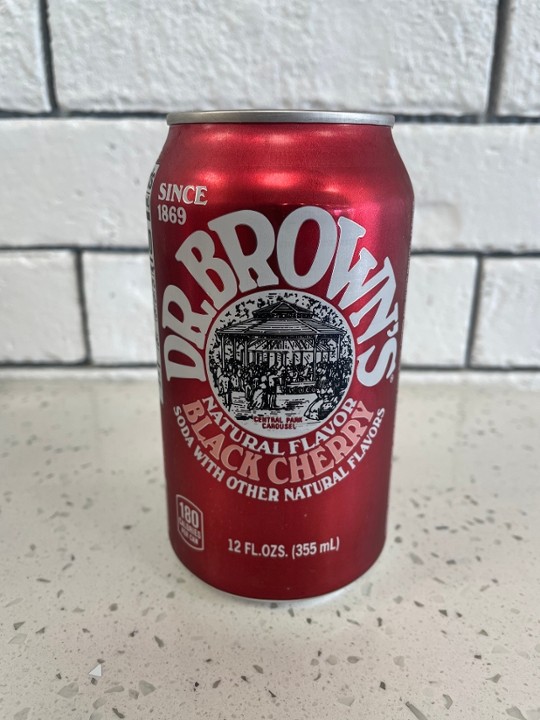 Dr Brown’s Black Cherry (can)
