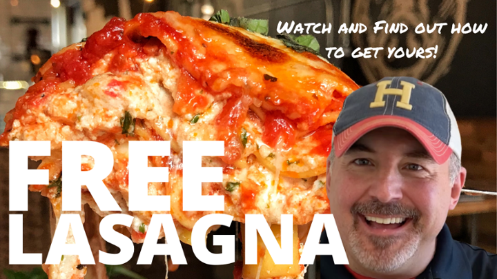 FREE Quattro Formaggi Lasagna!