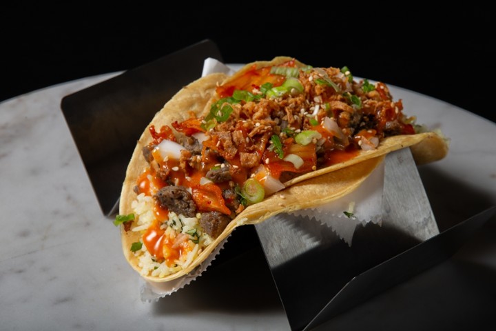 Korean BBQ (Ribeye Steak) Taco