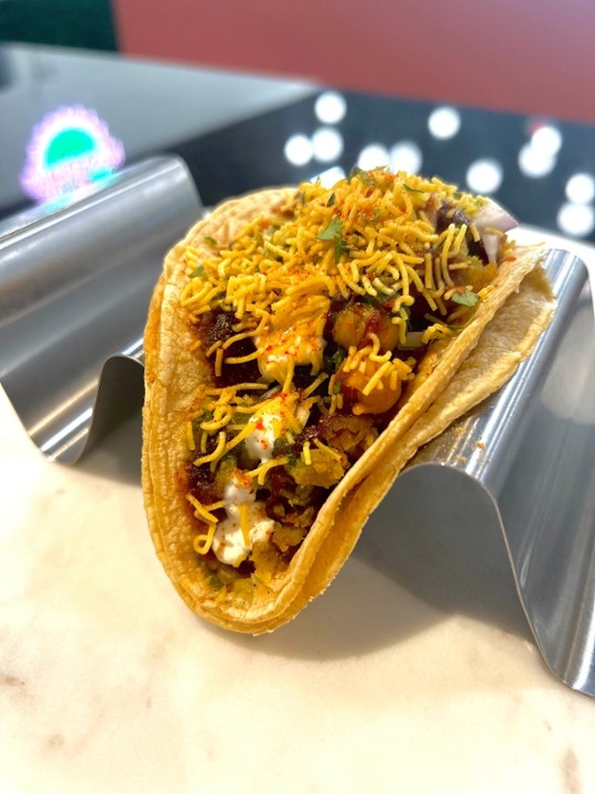 Samosa Smash Taco