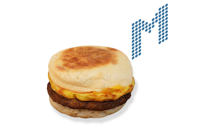 Turkey Sausage, Egg White, and Cheese English Muffin