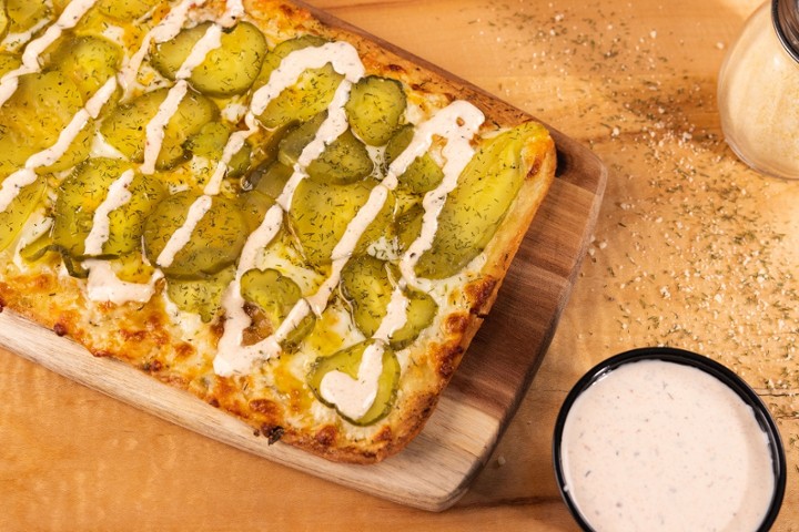 Dill Pickle Flat Bread