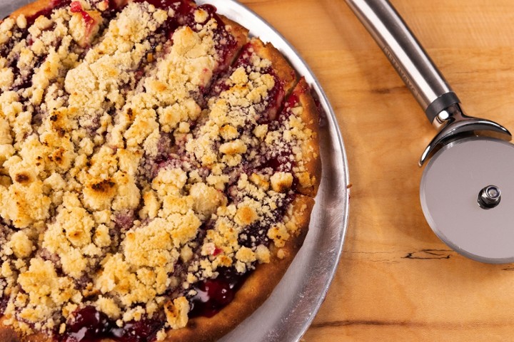 9" Cherry Crisp Dessert Pizza