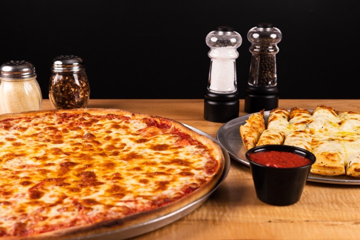 Large 1-Topping Pizza & 10" Garlic Bread