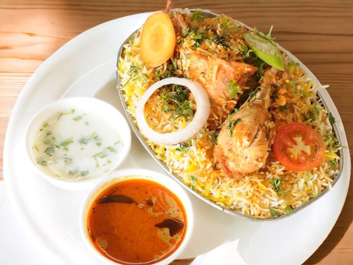 Hyderabad Chicken Dum Biryani