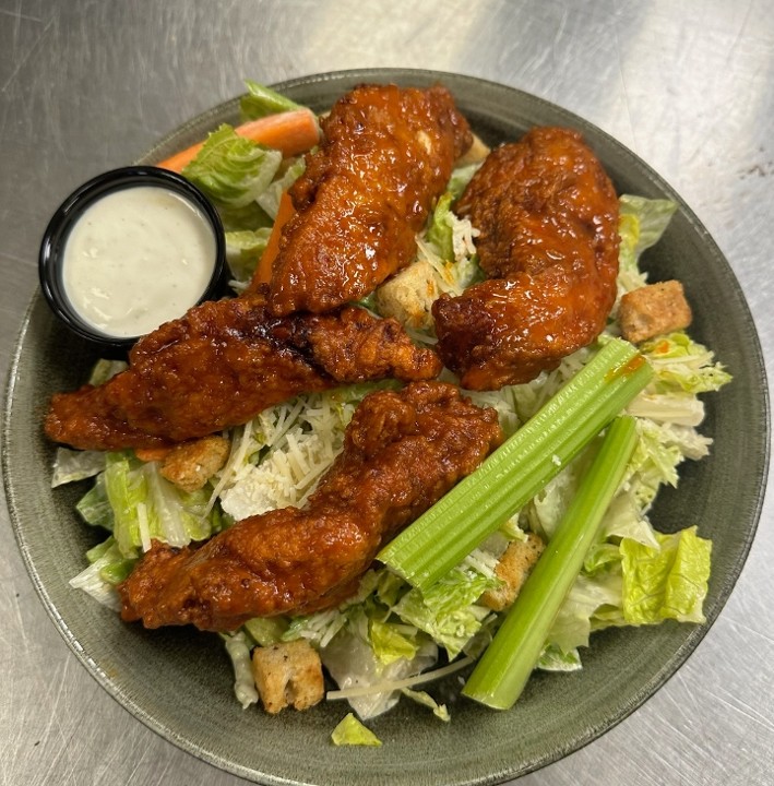 Buffalo Chicken Caesar W/blue cheese