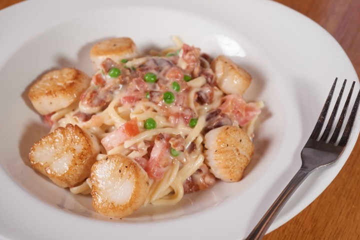 Scallop Carbonara