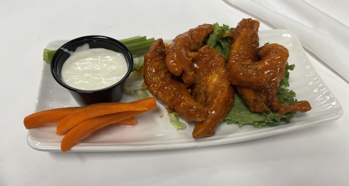 Chicken Fingers tossed in sauce